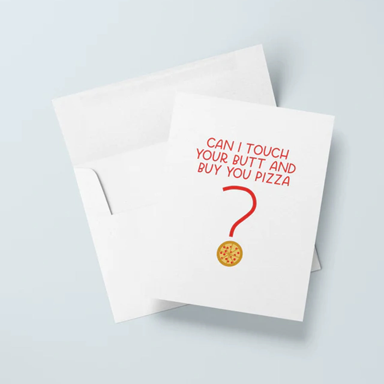 Touch Butt + Pizza Card