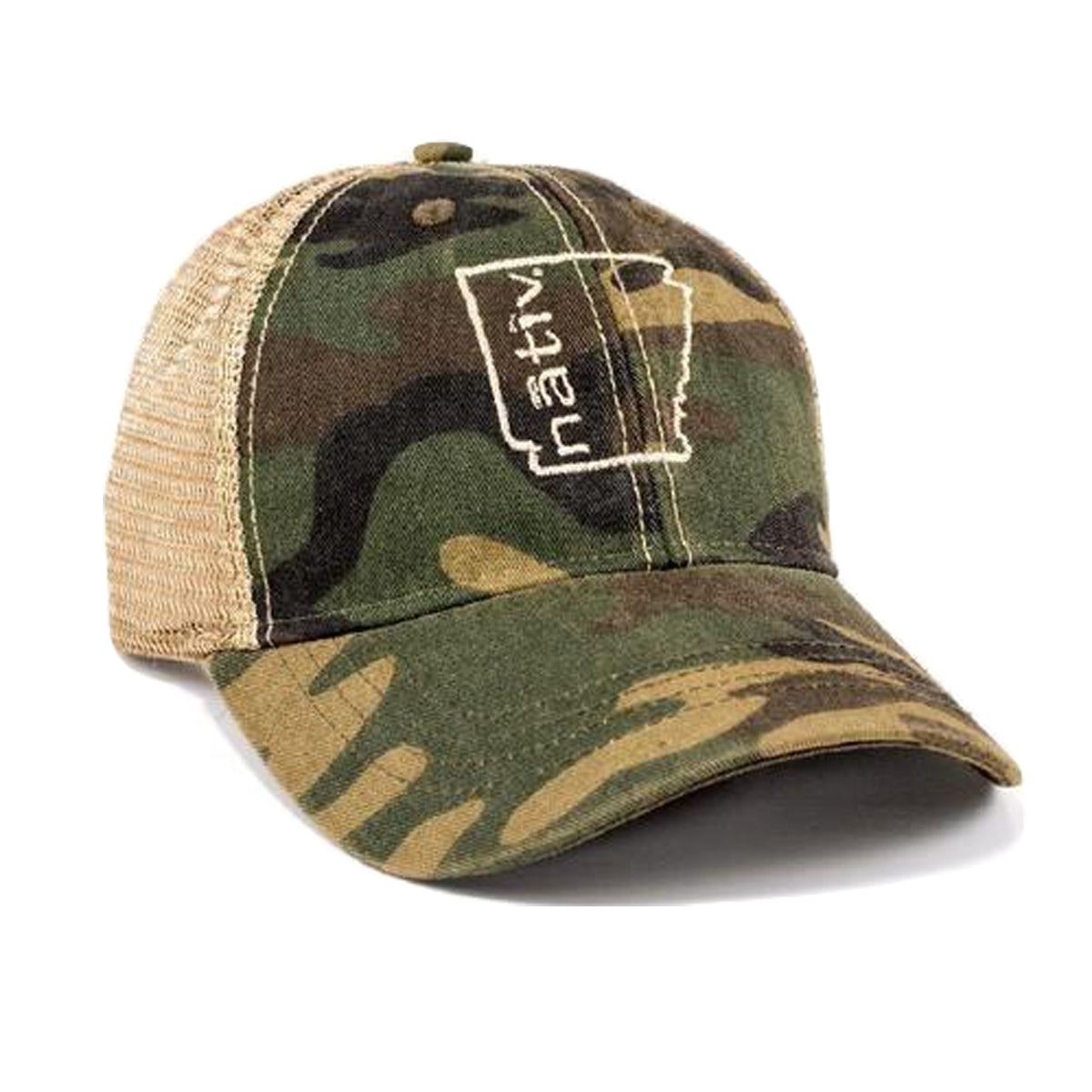 AR State Trucker Hat | Camo