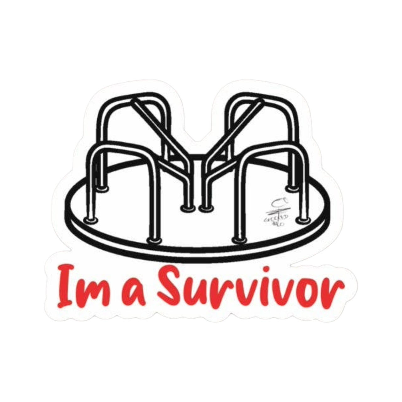 I’m a Survivor Sticker