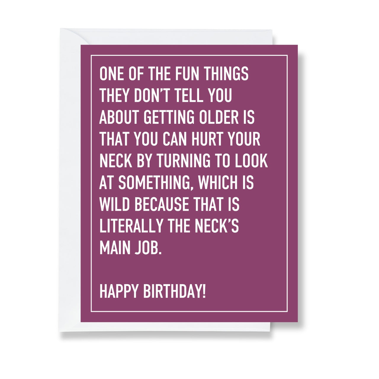Hurt Your Neck Greeting Card
