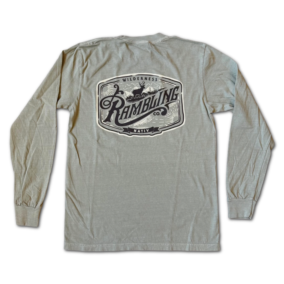 L/S Wilderness Whitetail Tee | Natural