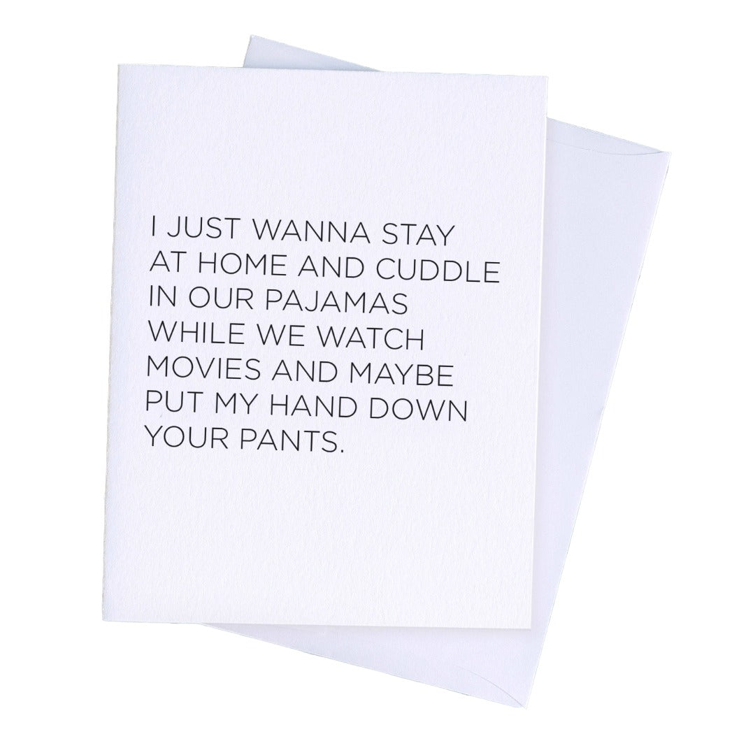 Cuddle In Our Pajamas Card