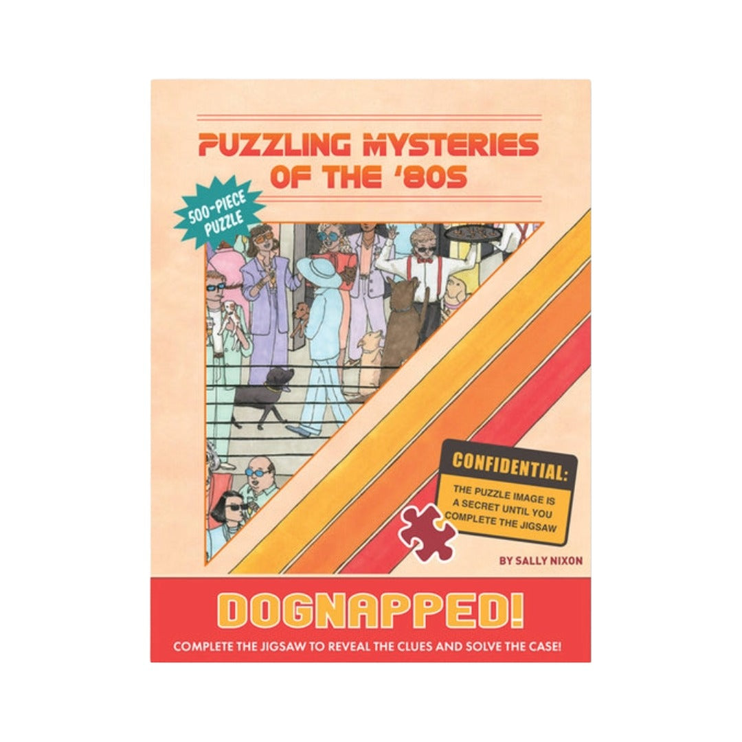 Puzzling Mysteries of the ’80s Dognapped! 500 Piece Puzzle