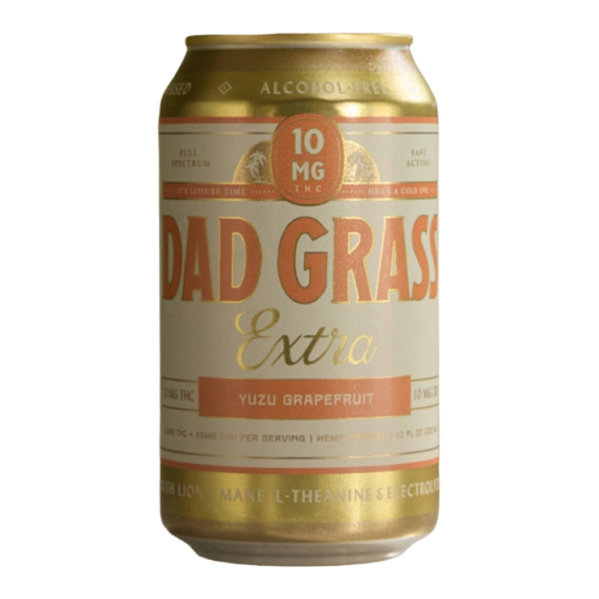 Dad Grass THC Drink | Extra Leisure Yuzu Grapefruit