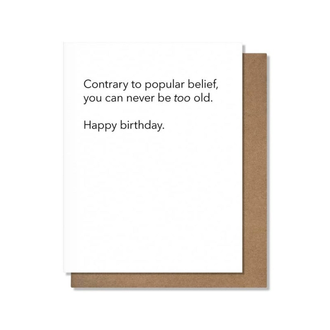 Never Too Old Card