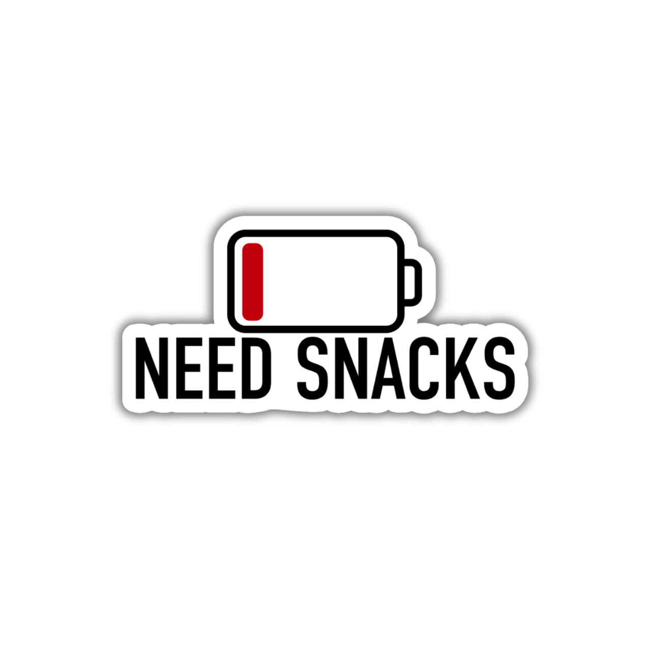 Need Snacks Sticker