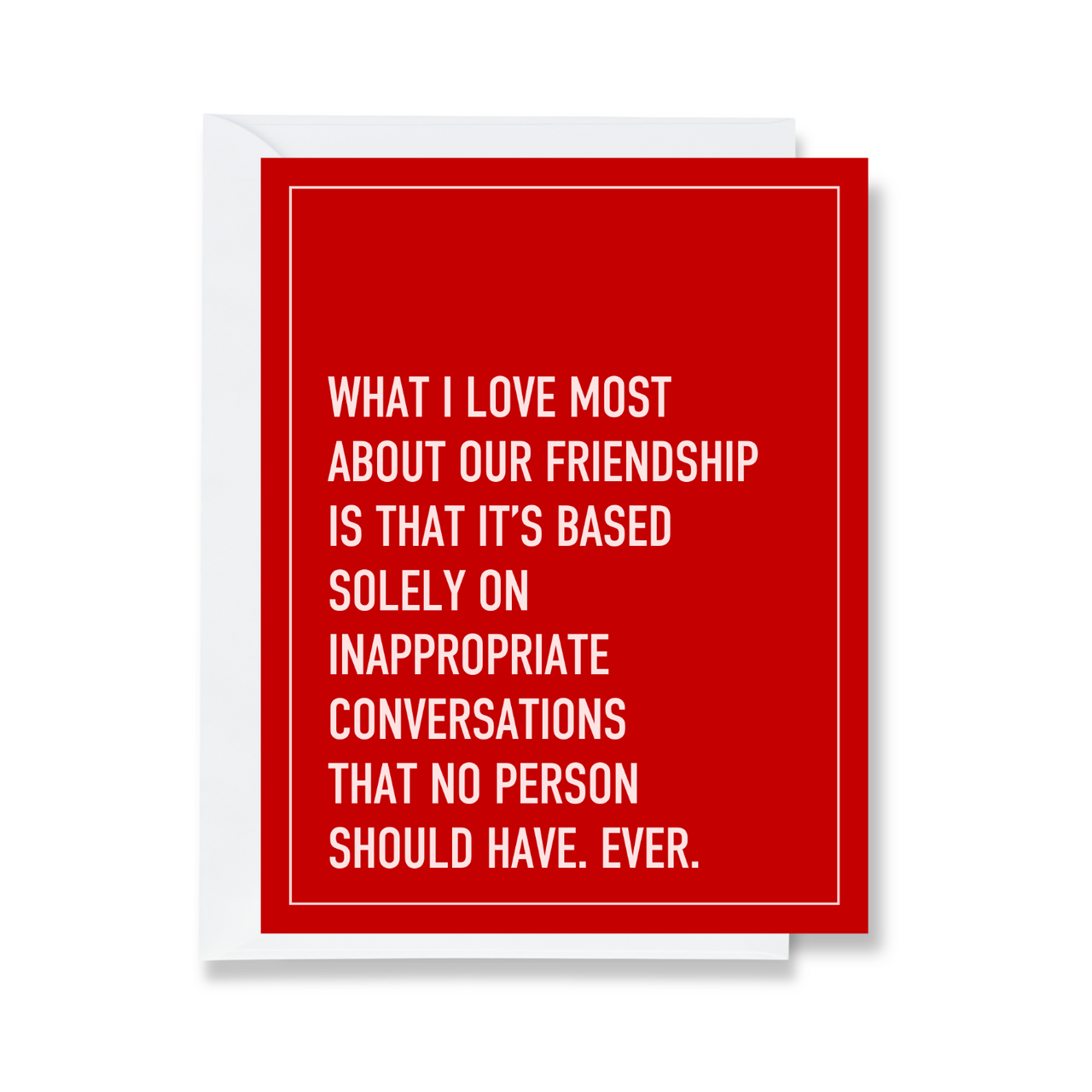 Inappropriate Conversations Greeting Card