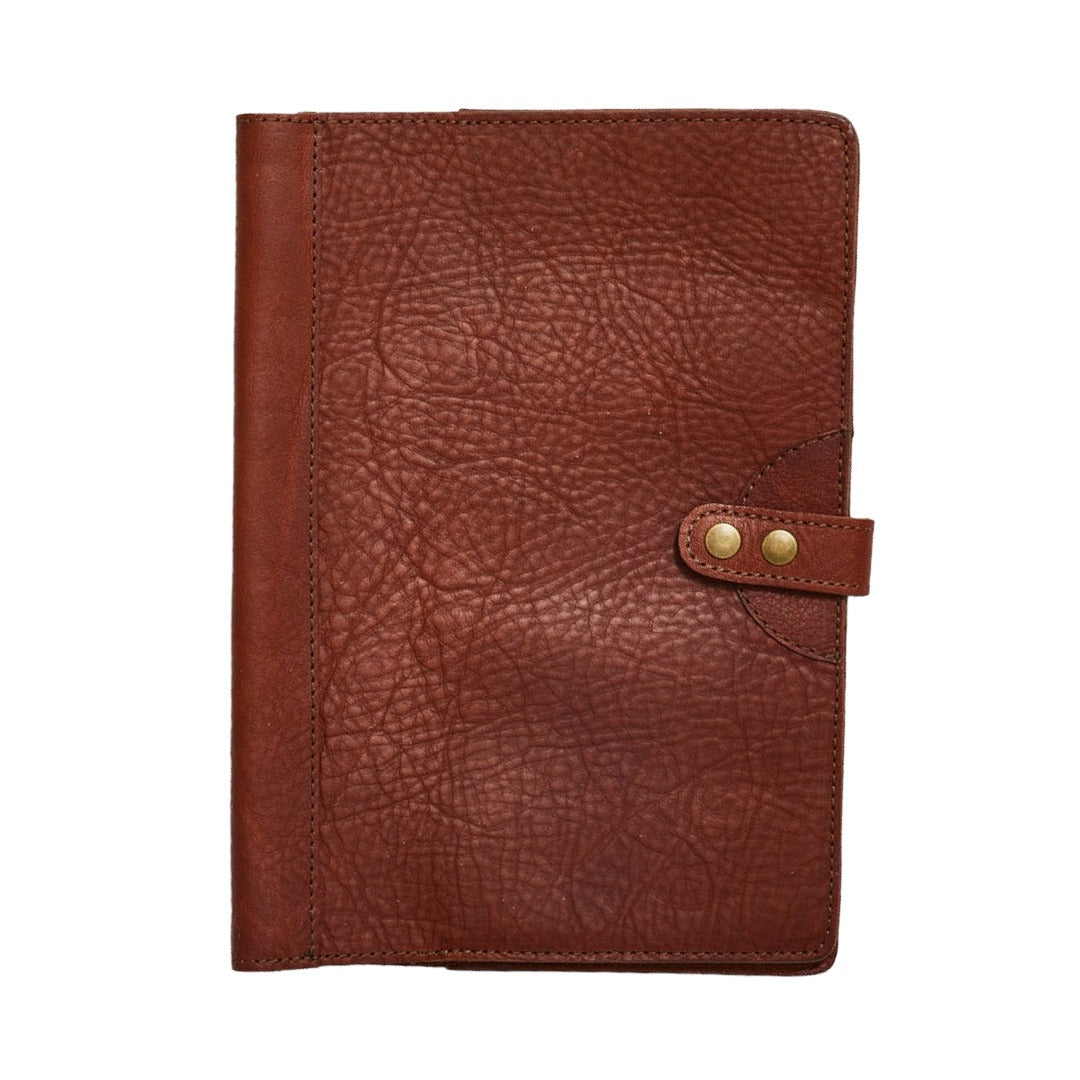 Large Leather Journal Cover | Cognac