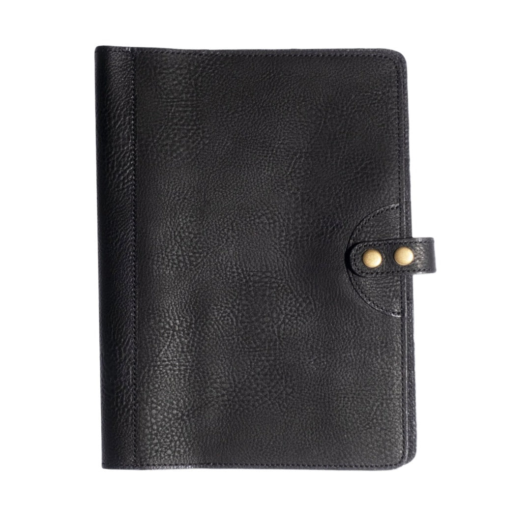 Large Leather Journal Cover | Black