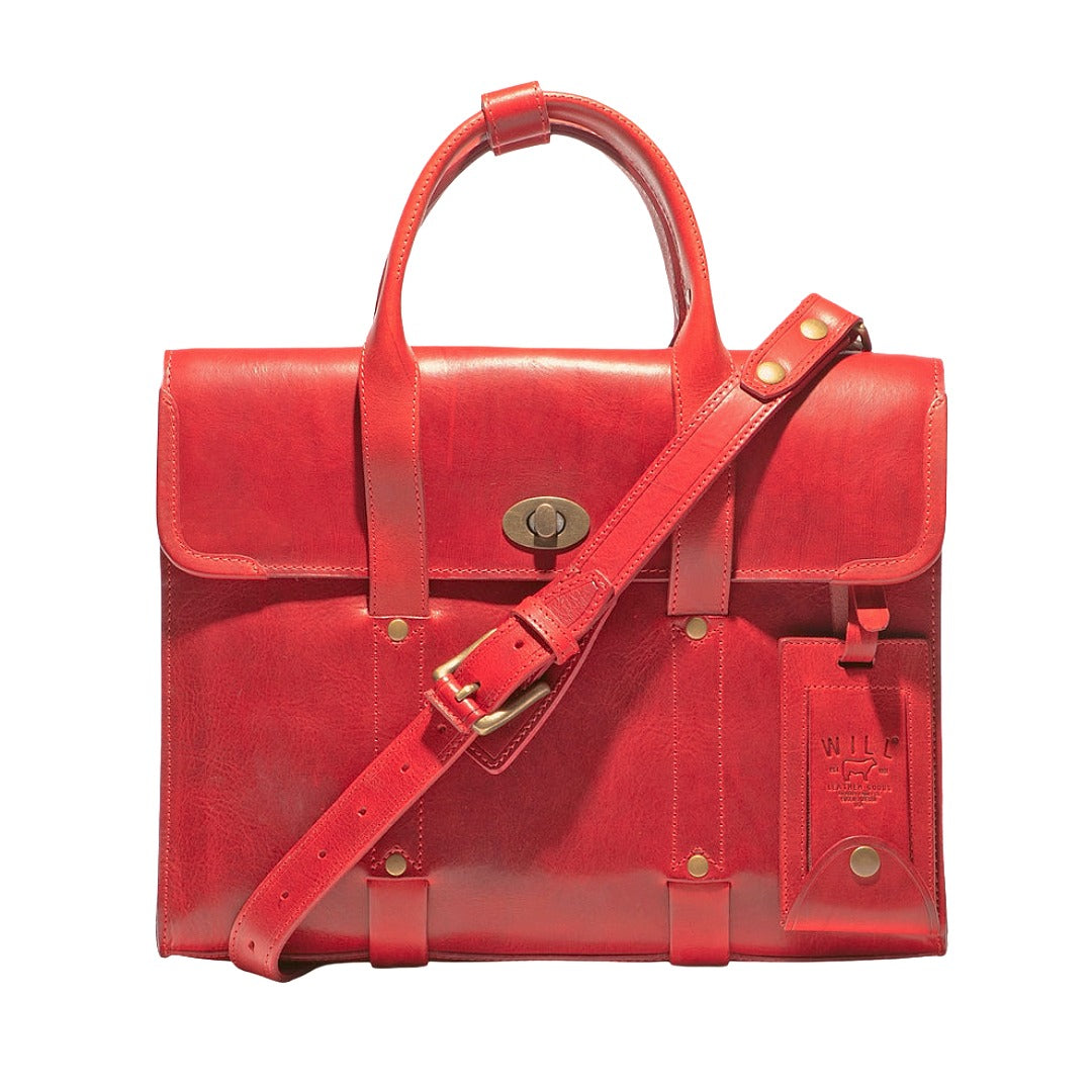 William Slim Briefcase | Red
