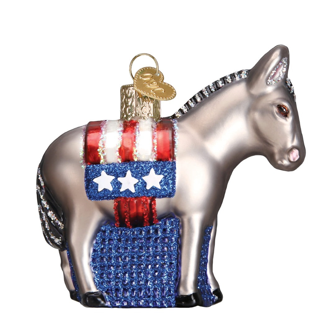 Democratic Donkey Ornament