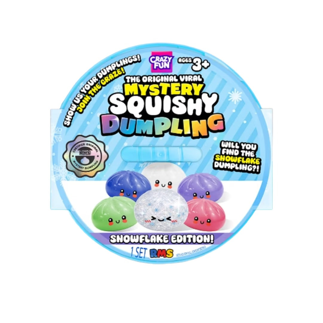 Crazy Fun Mystery Squishy Dumpling | Snowflake Edition