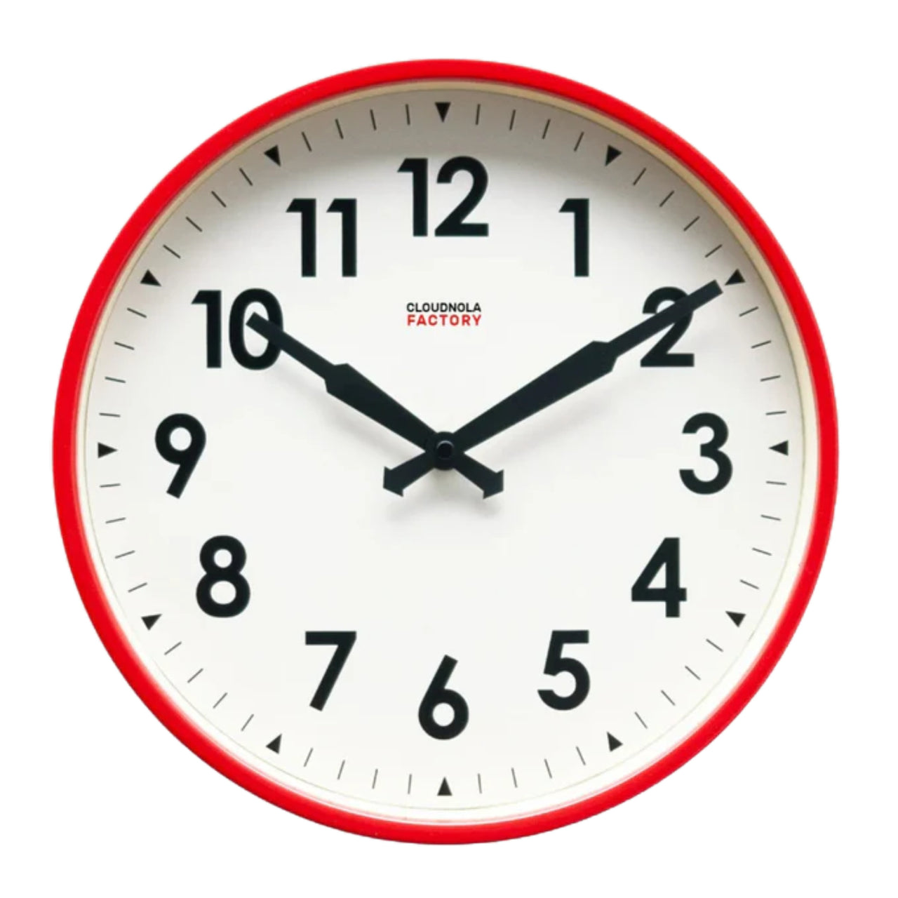 Factory Wall Clock | Red