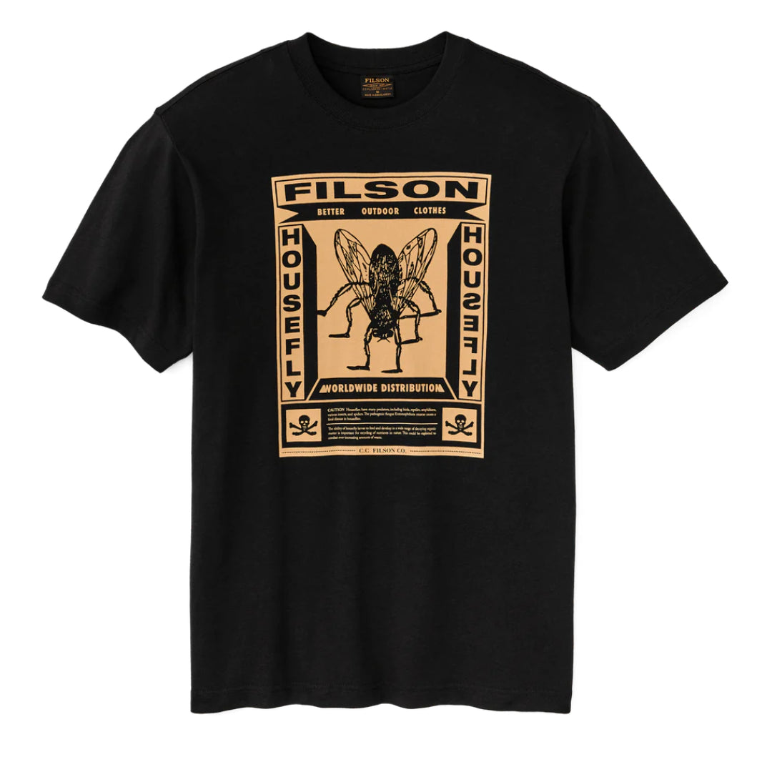 Filson x Housefly Frontier Graphic T-Shirt | Black Worldwide