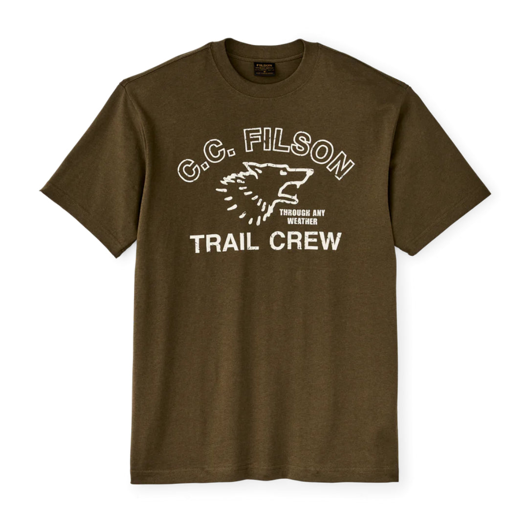 S/S Frontier Graphic T-Shirt | Military Olive Trail