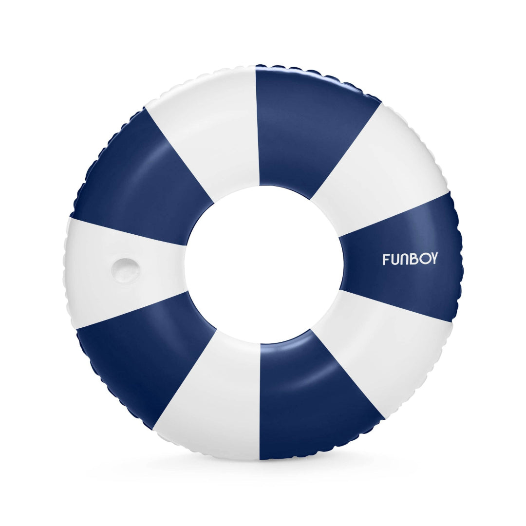 Vintage Stripe Tube Float | Navy