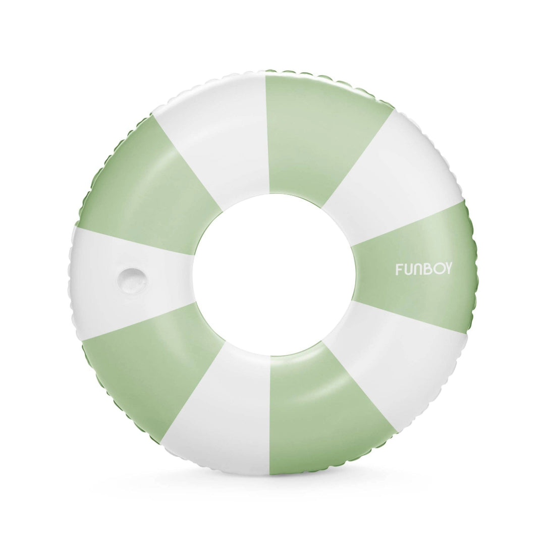 Vintage Stripe Tube Float | Sage