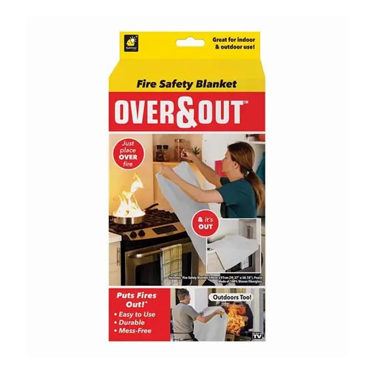 Over and Out Fire Blanket