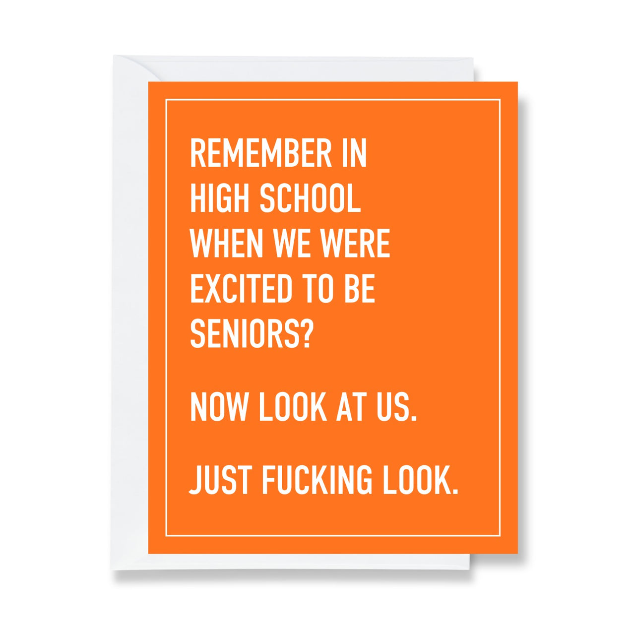 Excited to Be Seniors Greeting Card