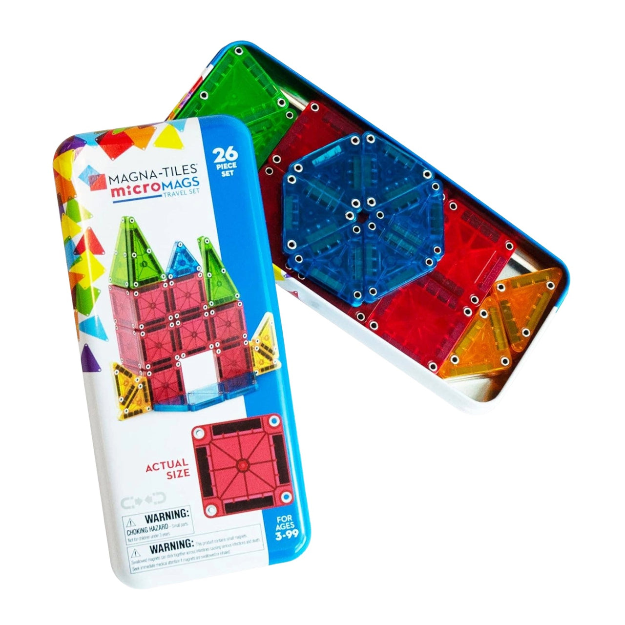 Magna-Tiles MicroMAGS 26-Piece Travel Set