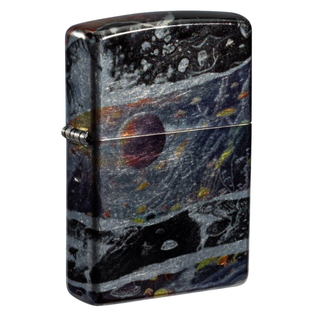 Zippo Fusion Galaxy 540 Tumbled Chrome Windproof Lighter