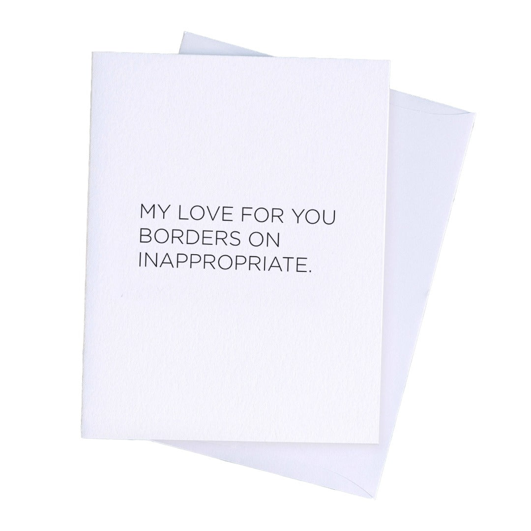 Borders on Inappropriate Card