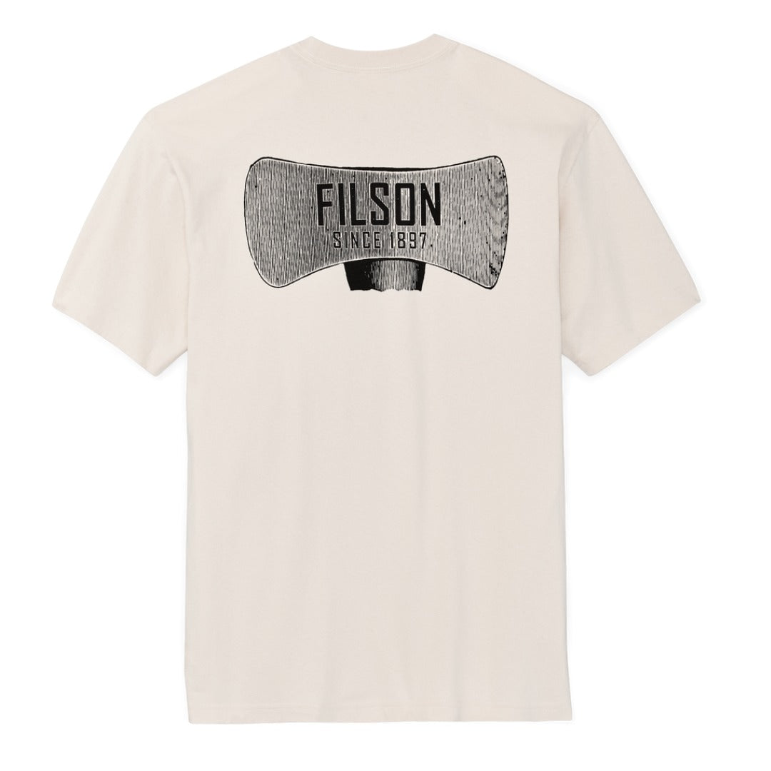 S/S Axe Graphic T-Shirt | Natural