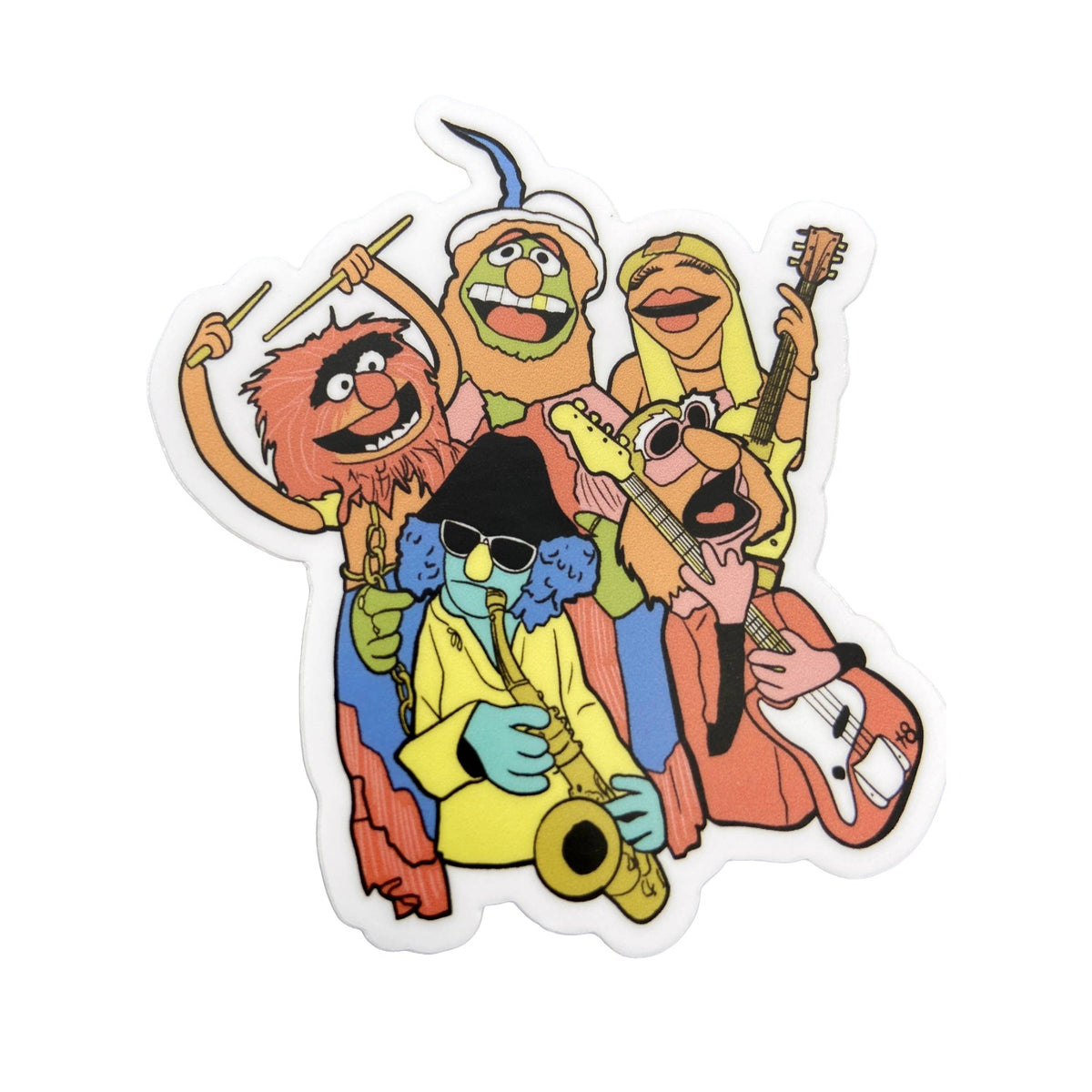 Dr. Teeth and the Electric Mayhem Sticker