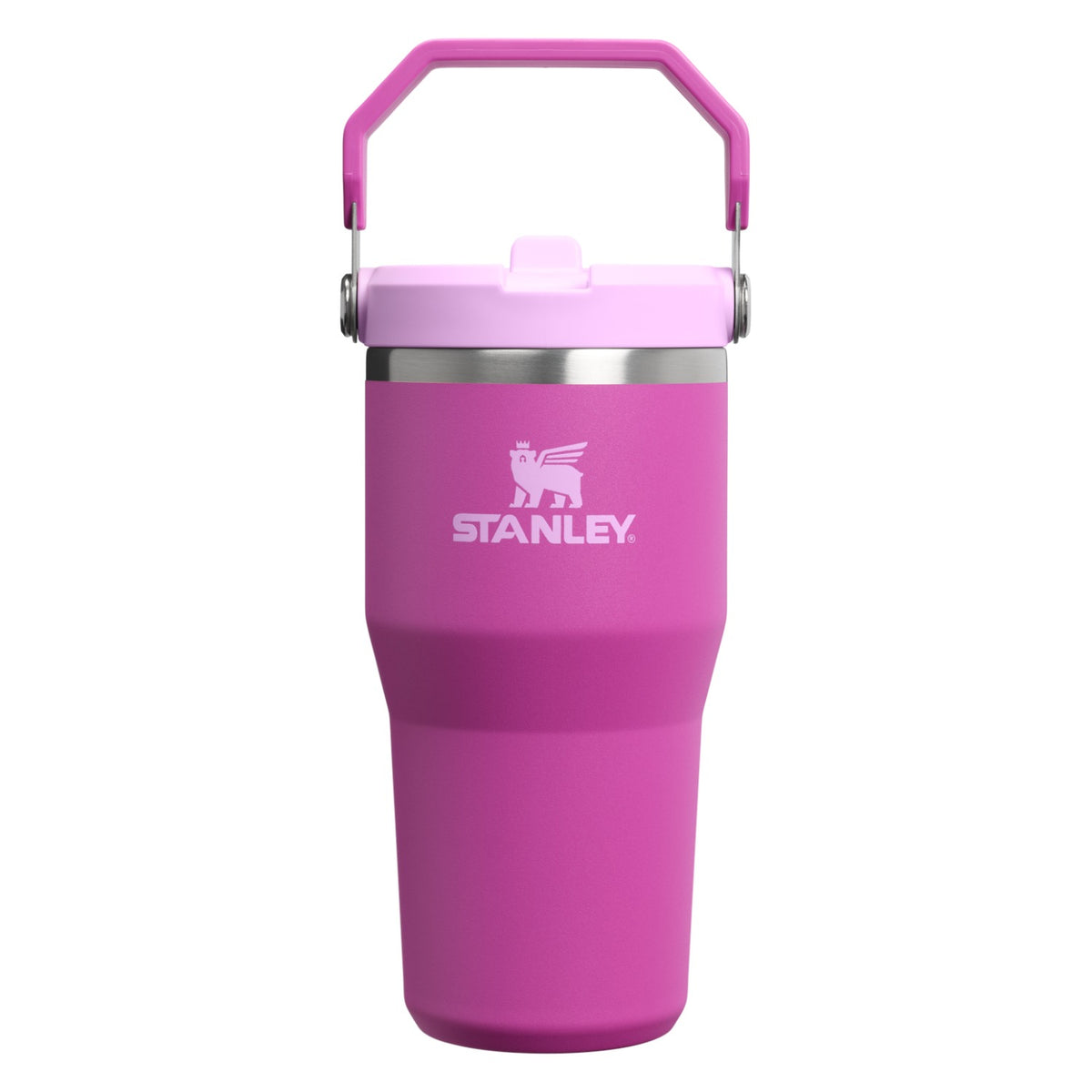 The IceFlow Flip Straw 2.0 Tumbler 20 oz | Dark Blossom