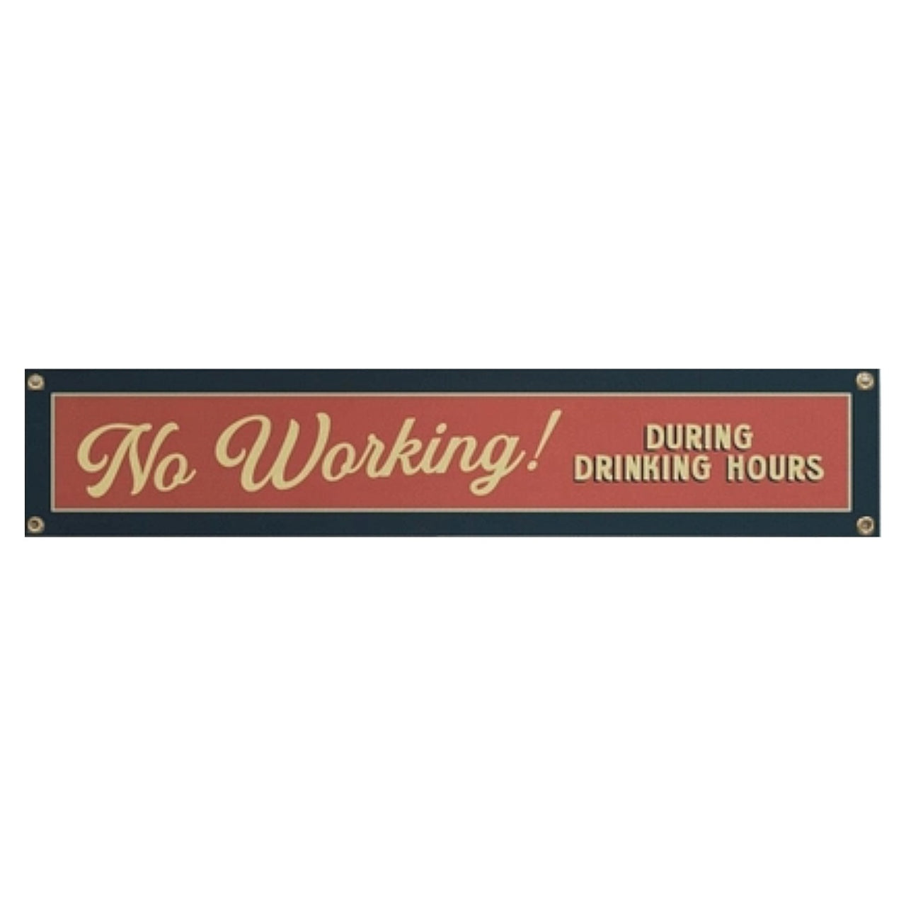 Drinking Hours Felt Banner