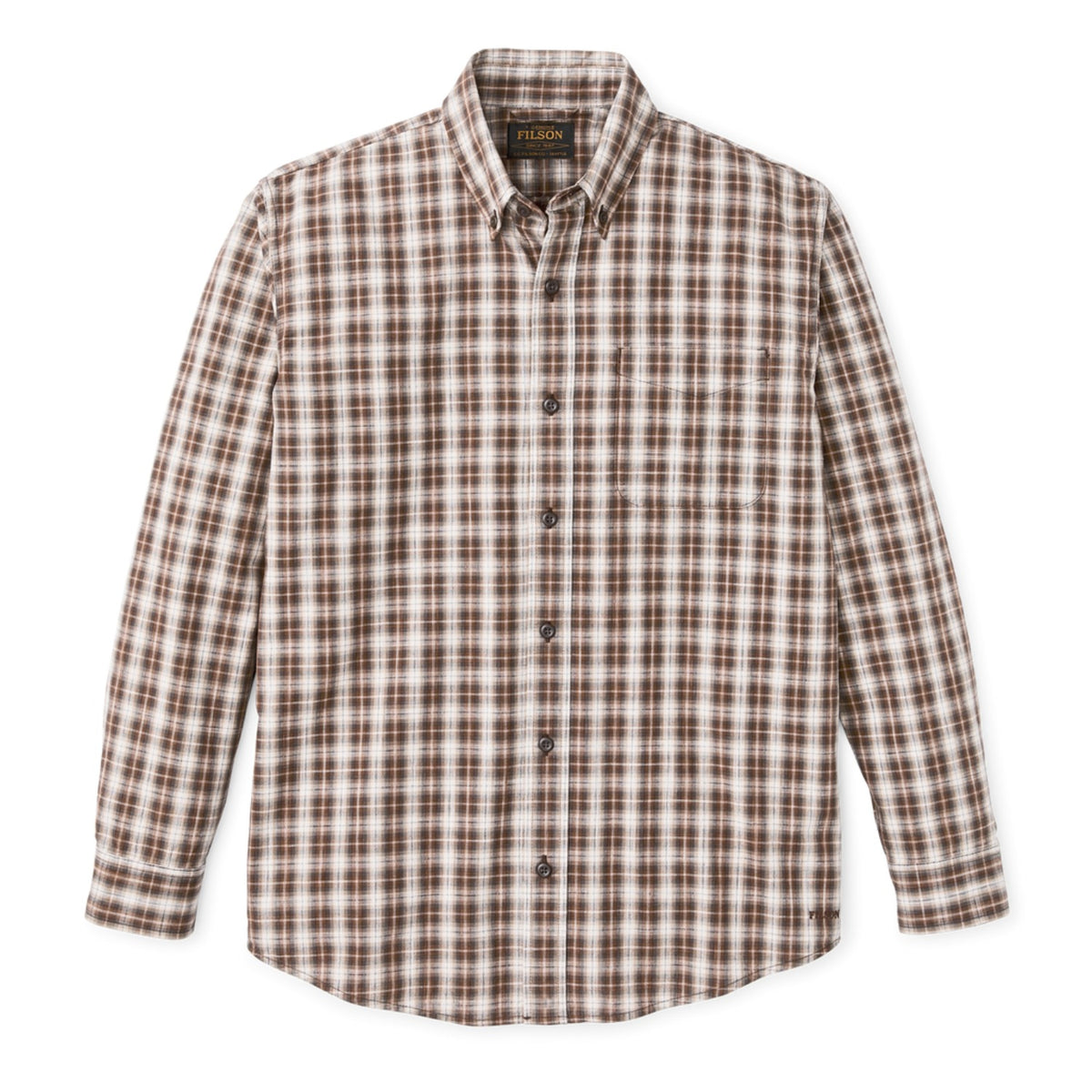 Chambray Button-down Shirt | Cascade Plaid