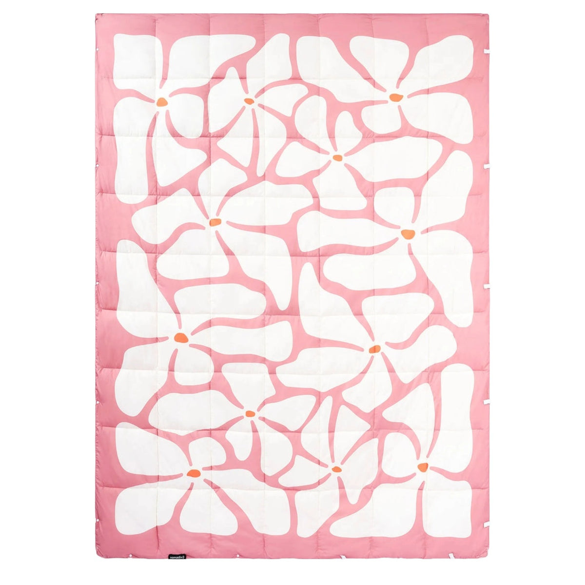 Puffer Blanket | Happy Flowers Desert Clay