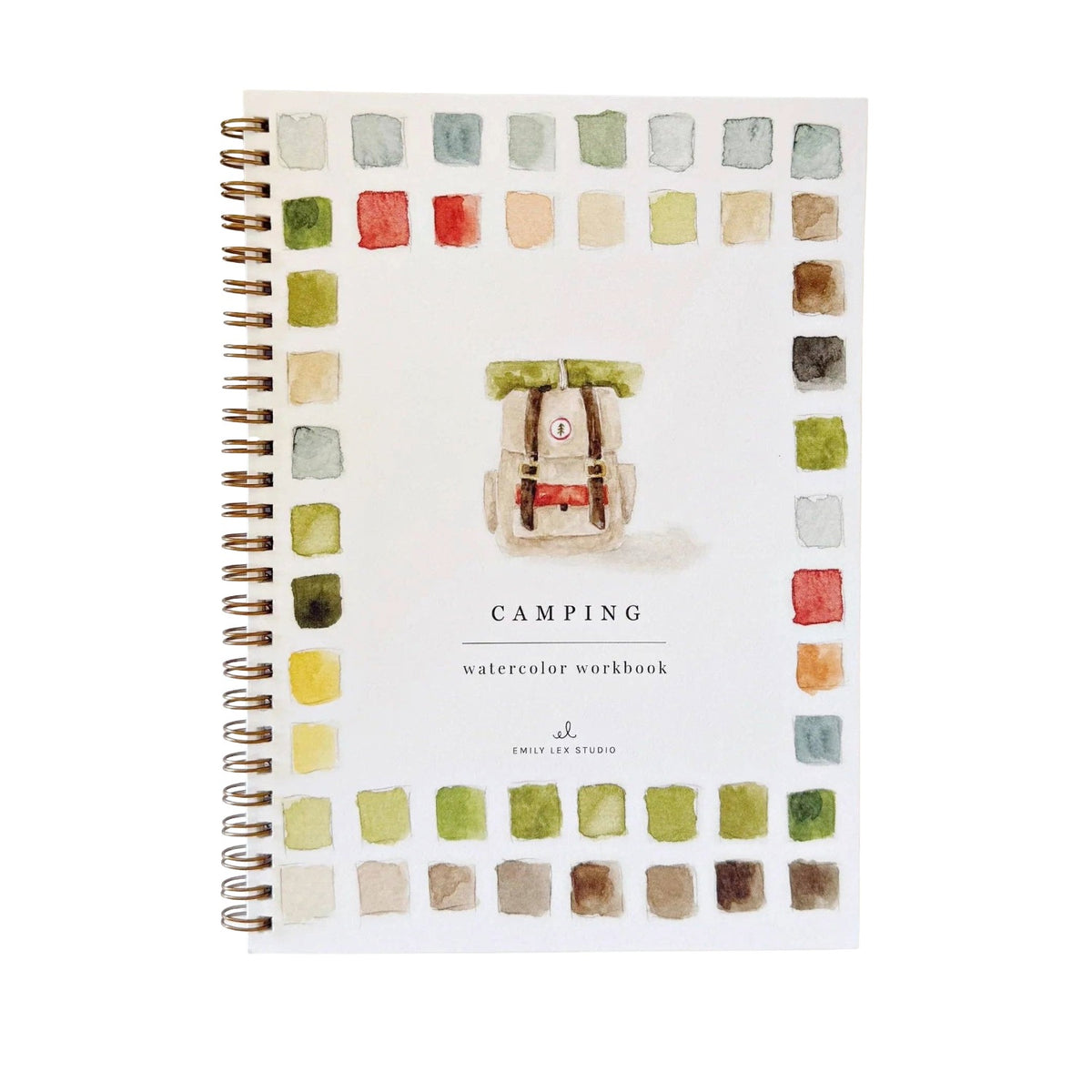 Camping Watercolor Workbook