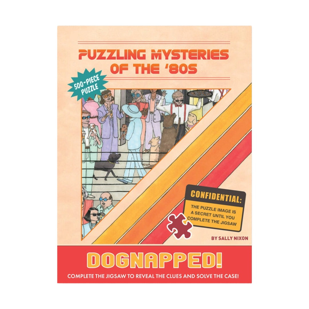 Puzzling Mysteries of the ’80s Dognapped! 500-Piece Puzzle