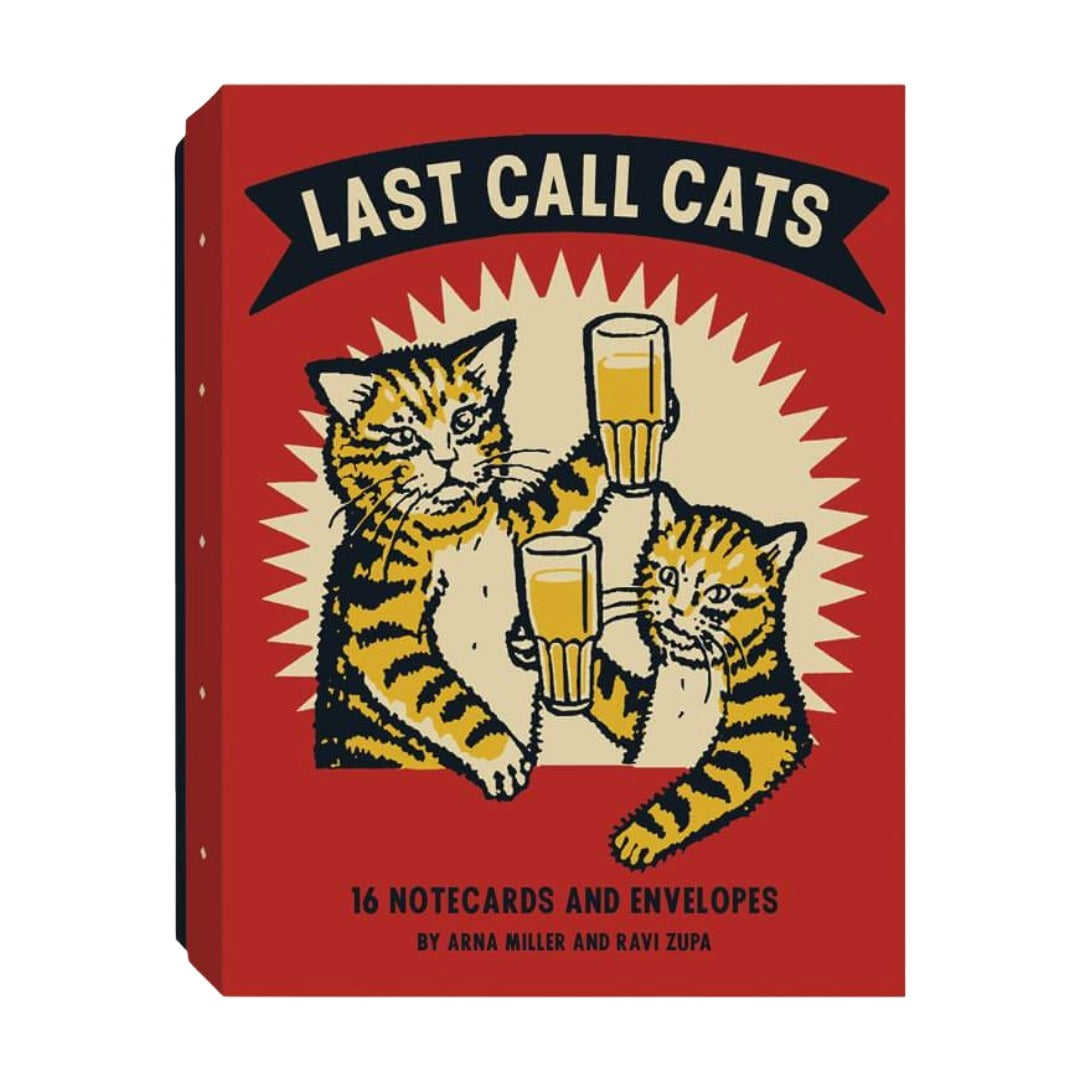 Last Call Cats Notecards & Envelopes