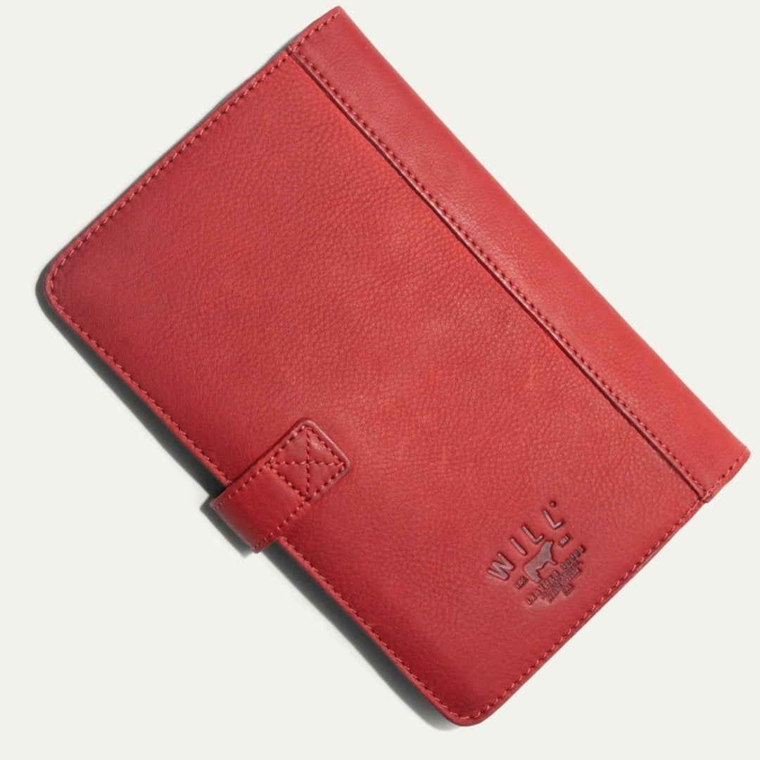 Medium Leather Journal Cover | Red