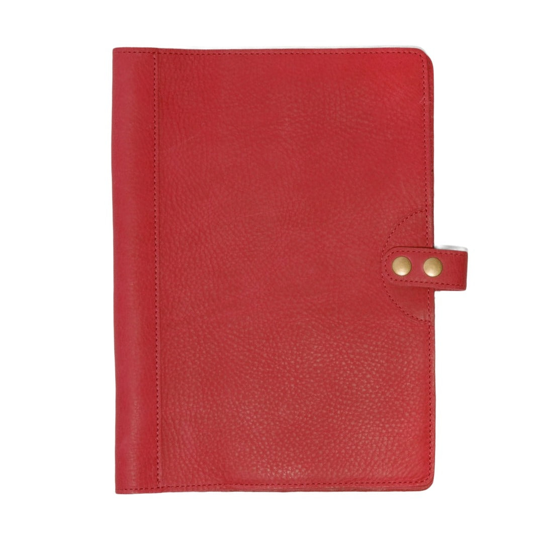 Large Leather Journal Cover | Red
