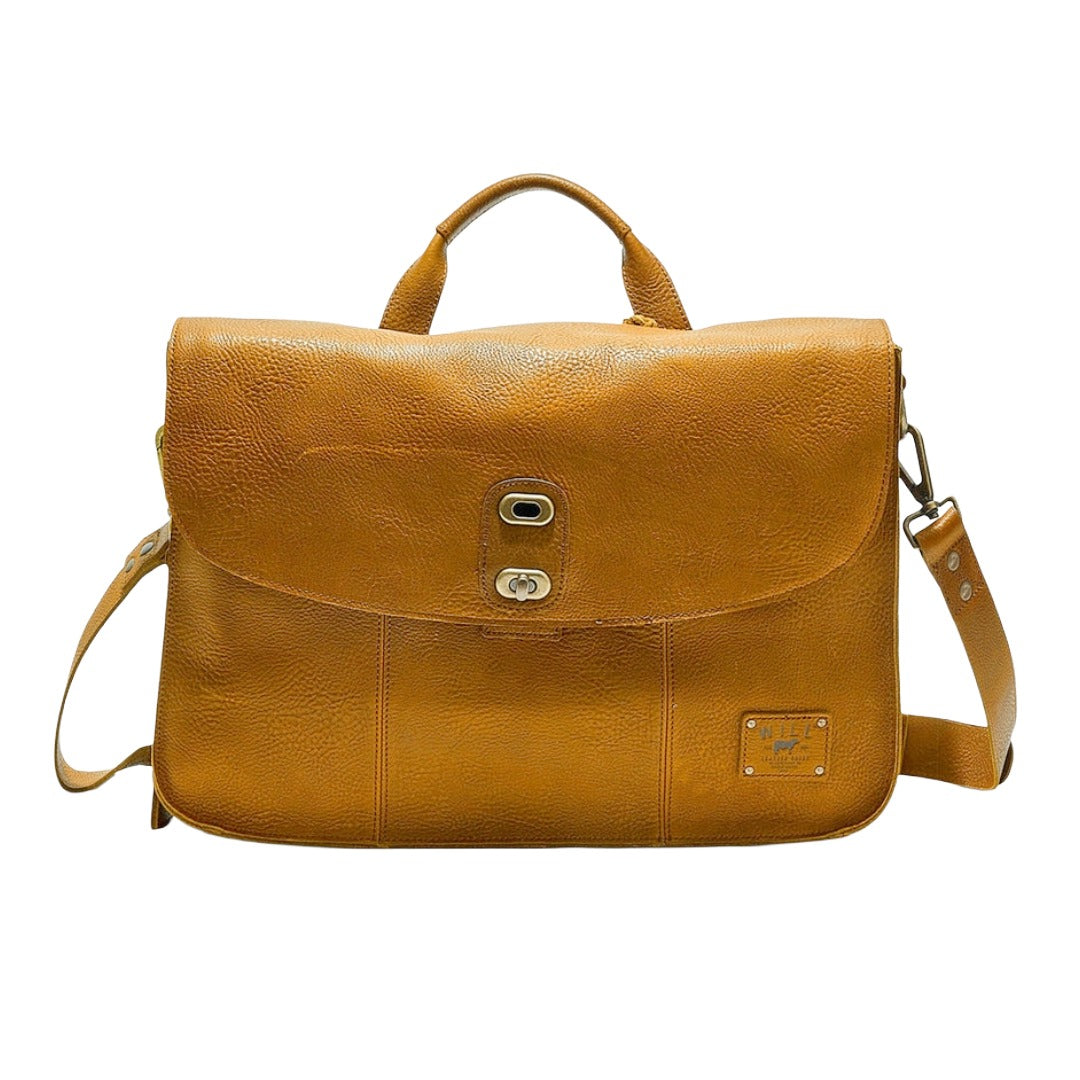 Kent Leather Messenger | Tan