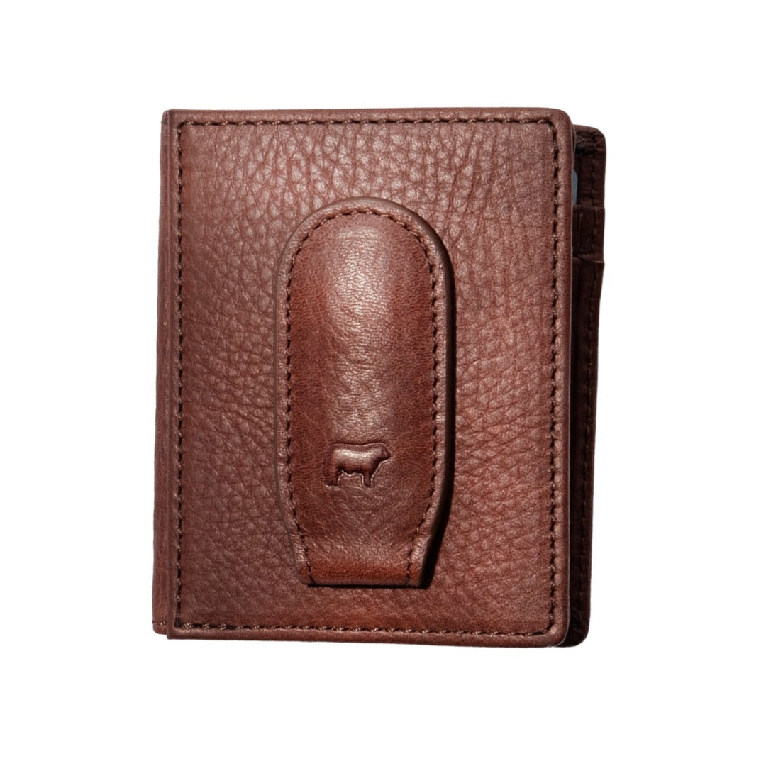 Classic Front Pocket Money Clip | Cognac
