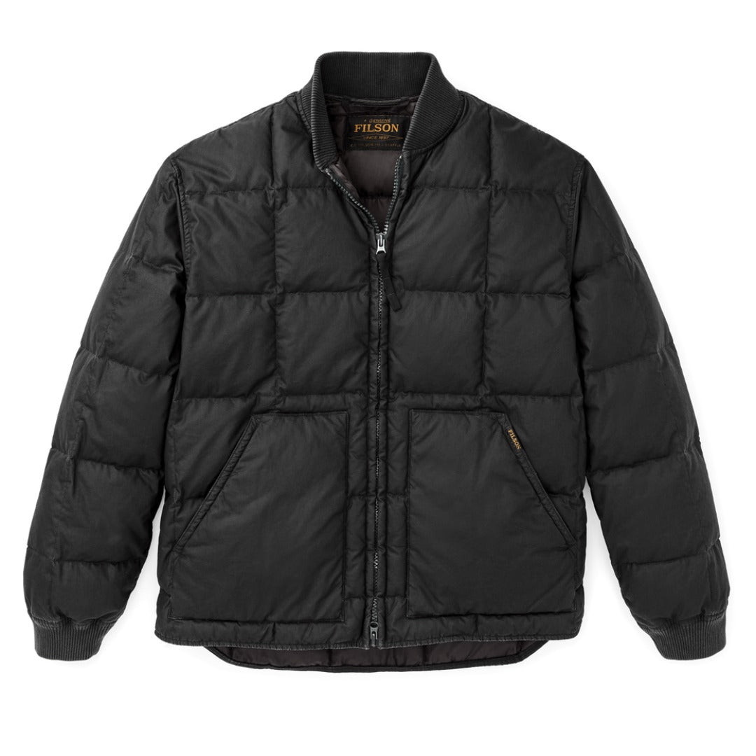 Heritage Cotton Down Jacket | Black