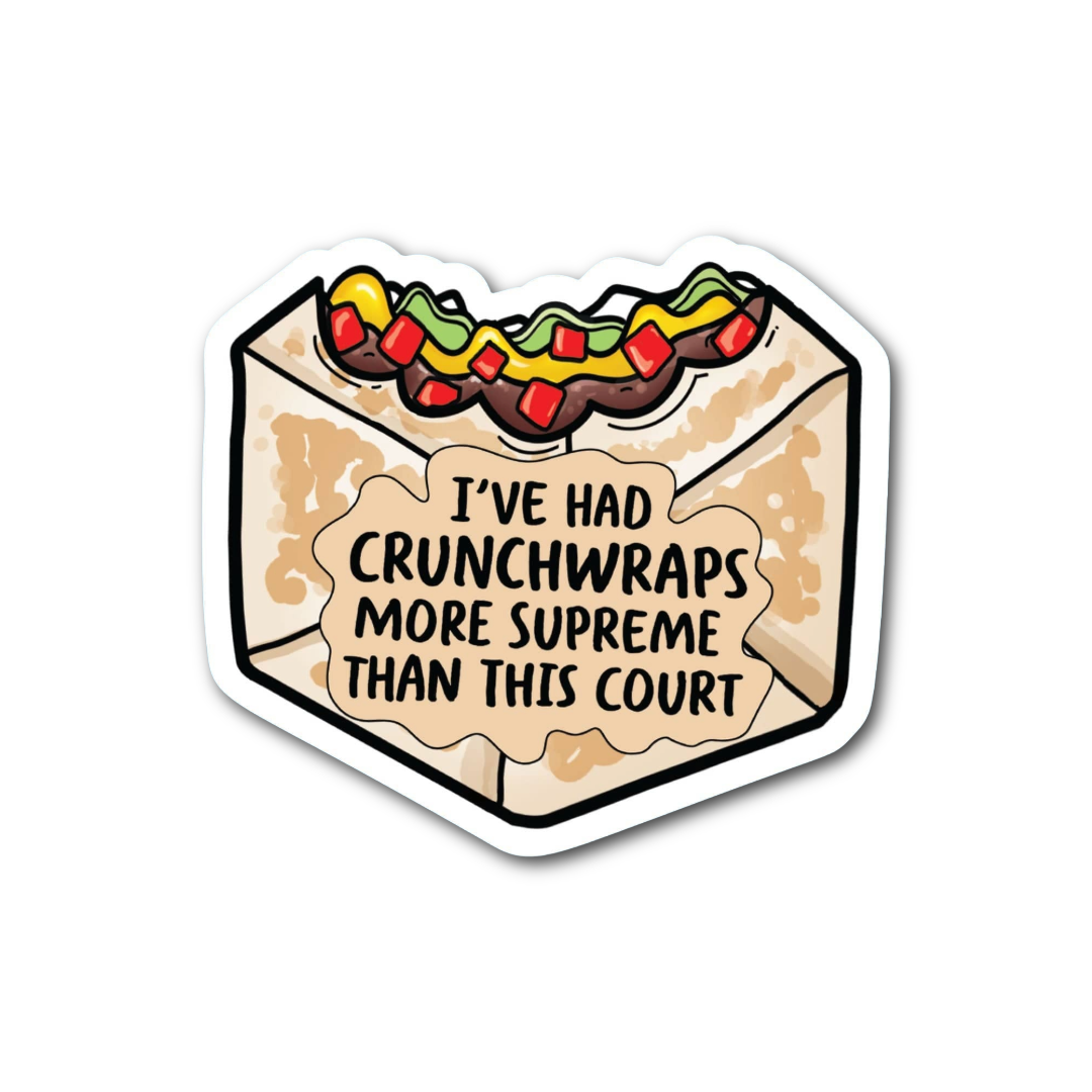 Crunchwraps Supreme Sticker