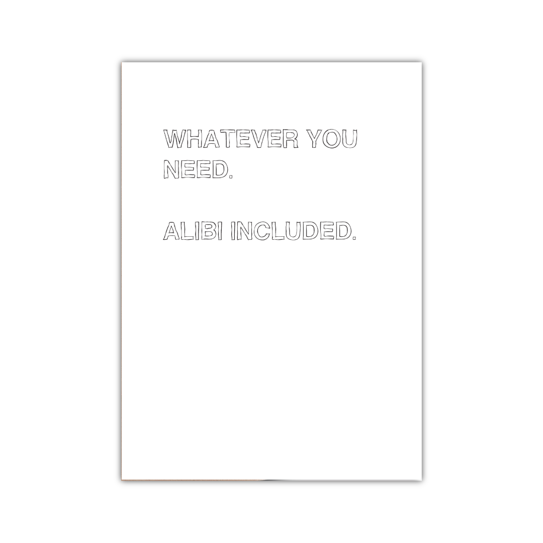 Alibi Included Card