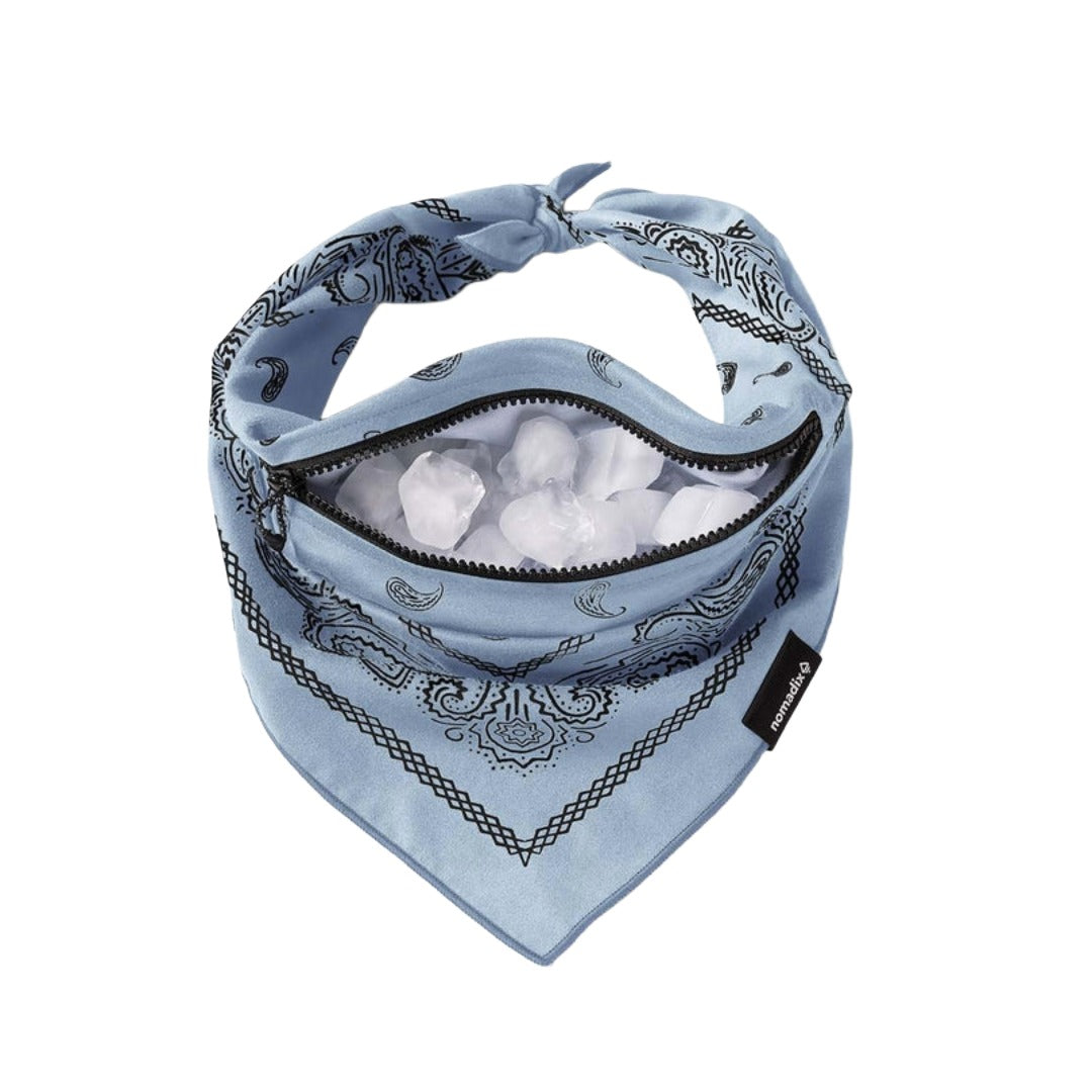 Ice Bandana Towel | Paisley Pale Blue