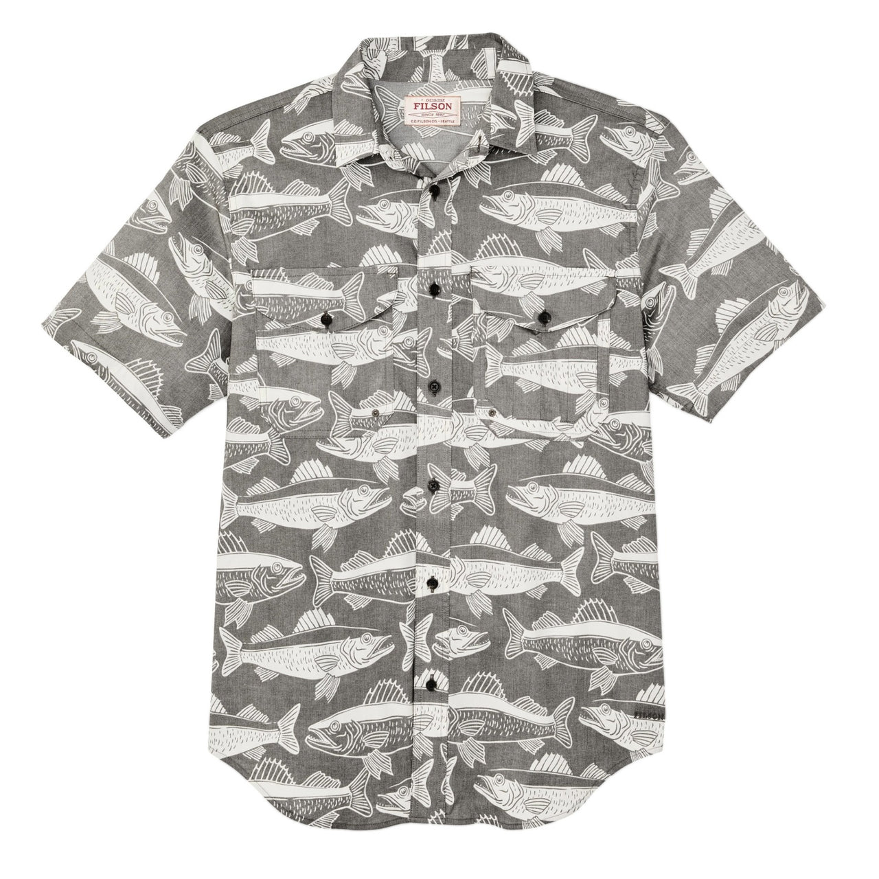 Twin Lakes Short Sleeve Sport Shirt | Beluga Print