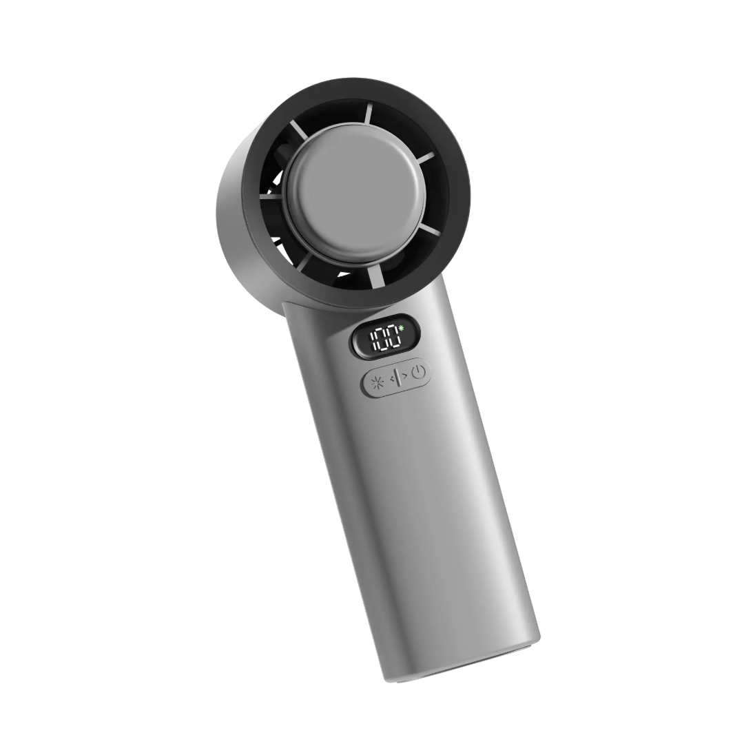 Rechargeable Handheld Fan w Cooling Plate