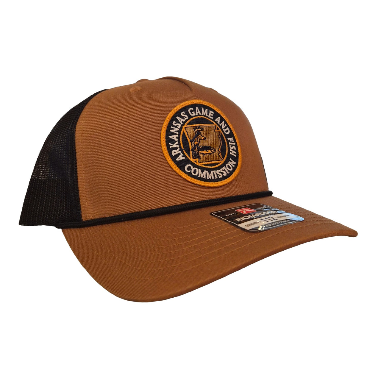 AR Game and Fish Trucker Hat | Caramel