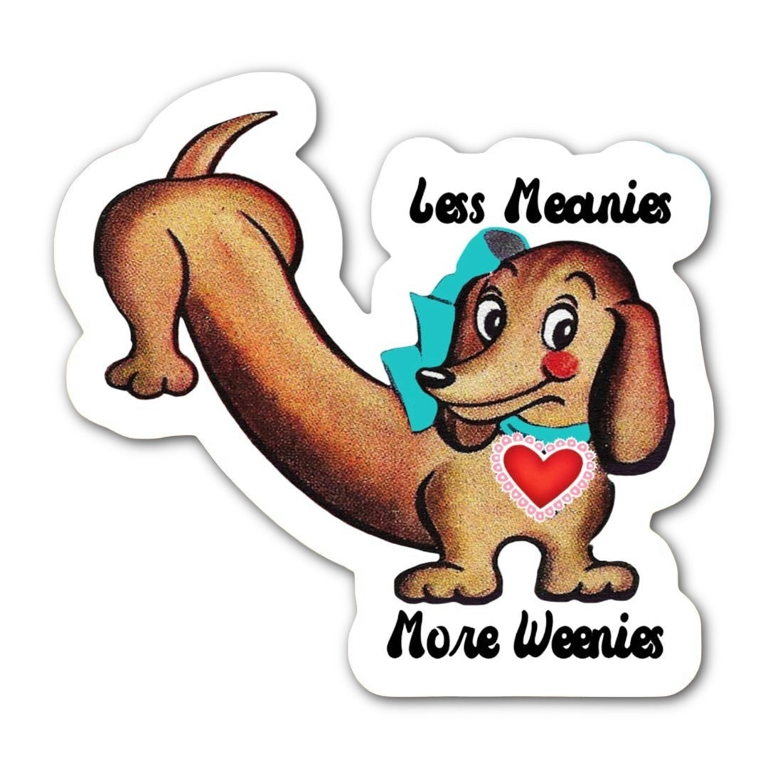 Less Meanies Sticker