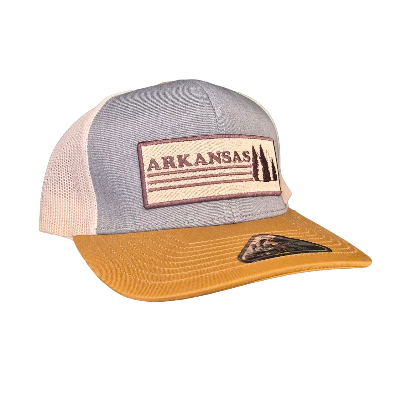 AR Trees Gray & Amber Cap