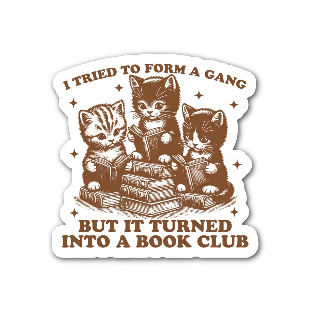 Book Club Bookish Sticker