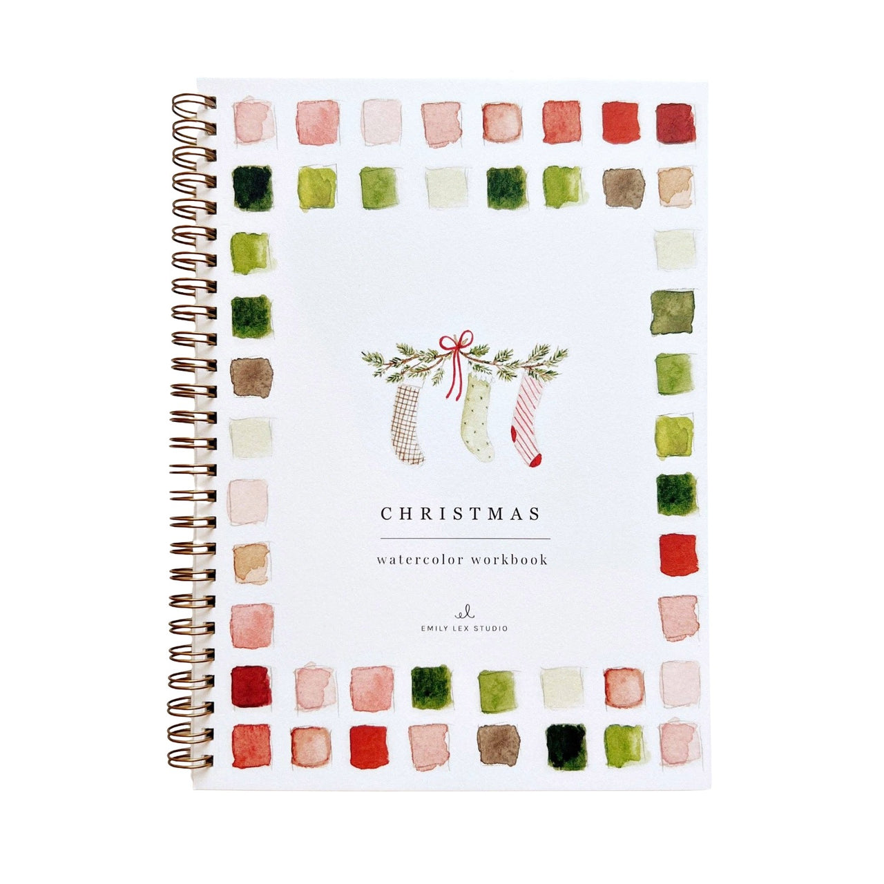 Christmas Watercolor Workbook